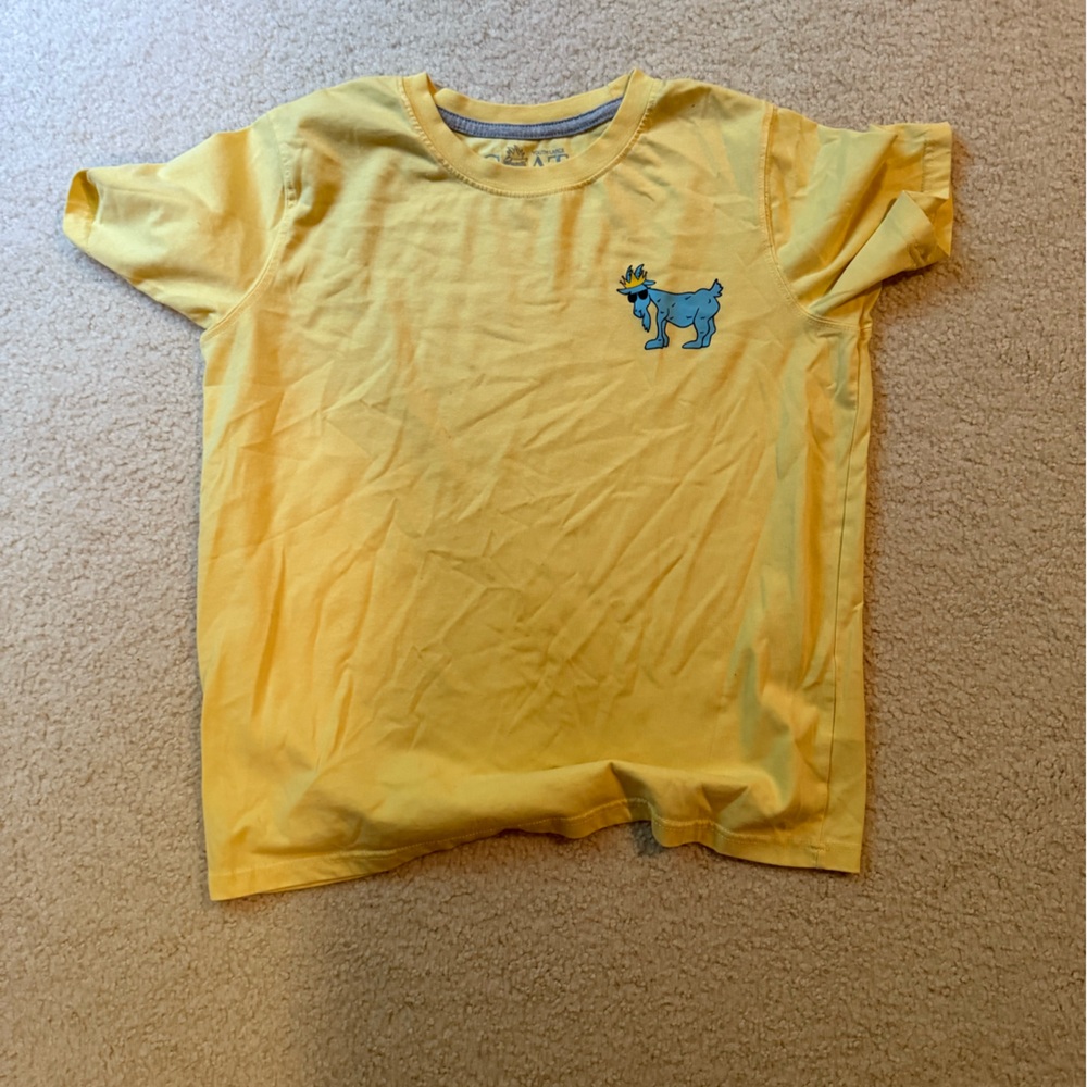 Yellow Graphic GOAT Tee
